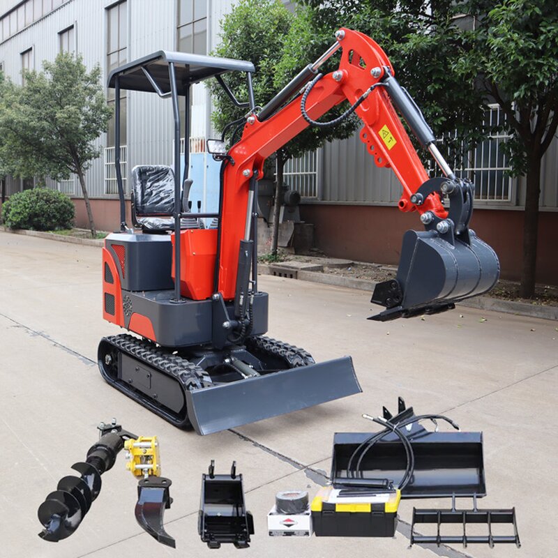 Mini Excavator Factory - OEM/ODM Free Shipping EPA 1.2 Ton Engine Crawler Farm Machine