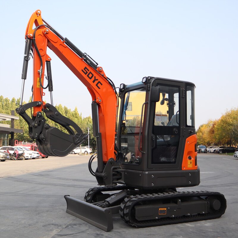 EPA Excavator Factory - OEM/ODM Free Shipping 3.5 Ton Minibagger Customized Crawler Digger Machine