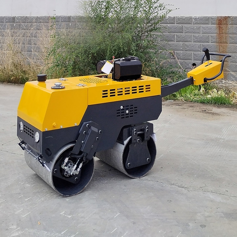 Mini Asphalt Road Roller Factory - OEM/ODM Factory Price 0.6 Ton Double Drum Diesel All Terrain