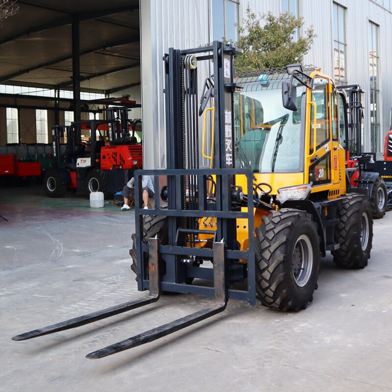 All Terrain Forklift Manufacturer - OEM/ODM Multipurpose Cross Country 2-6ton 4x4 Diesel Off