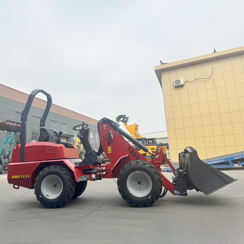 Epa Engine Wheel Loader Factory - OEM/ODM Cheap Diesel Mini Loader 1000kg Small Wheel Loaders
