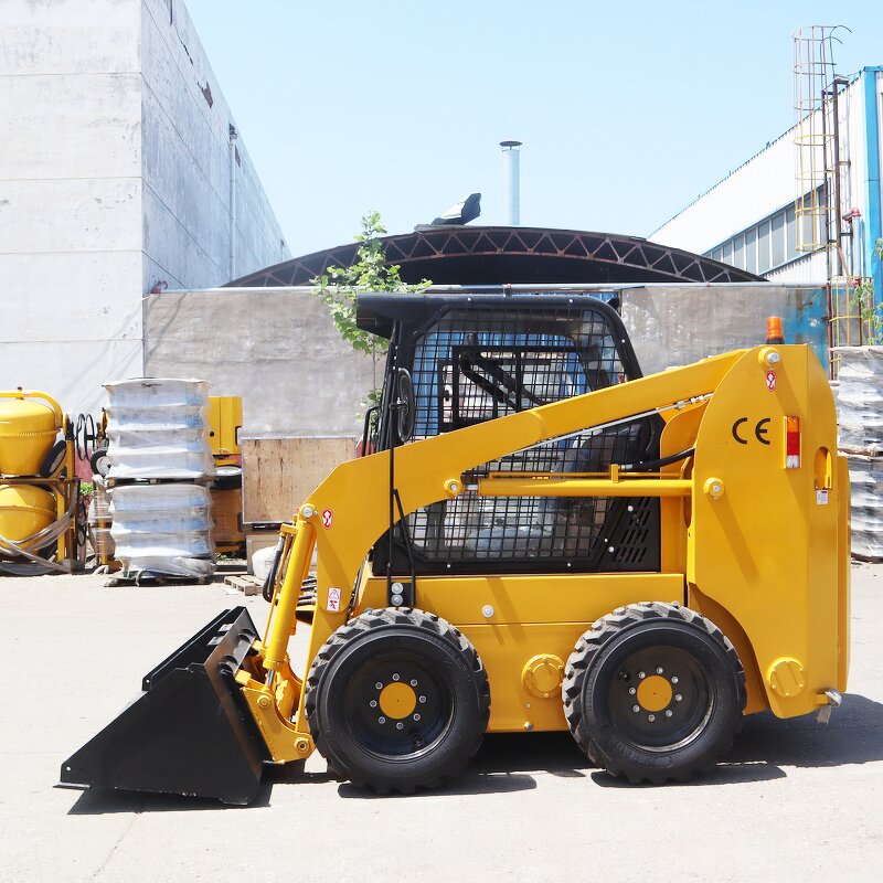 Wheel Skid Steer Loader Manufacturer - OEM/ODM Free Shipping SKT-65 New Track with 0.5cbm Capacity