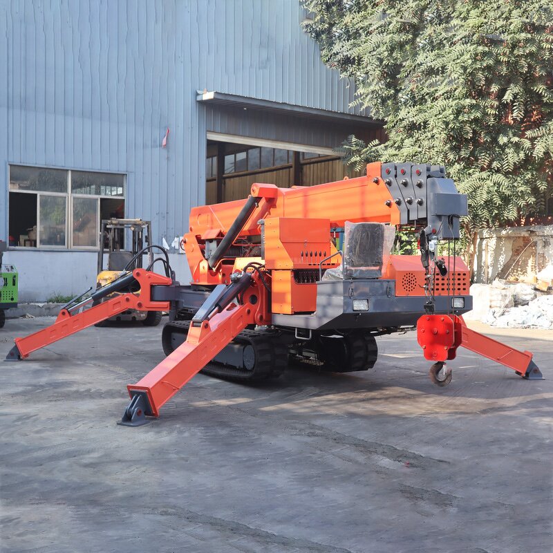 Tracked Spider Crane Manufacturer - OEM/ODM High Performance CE 3-12 Ton Crawler for Narrow Space