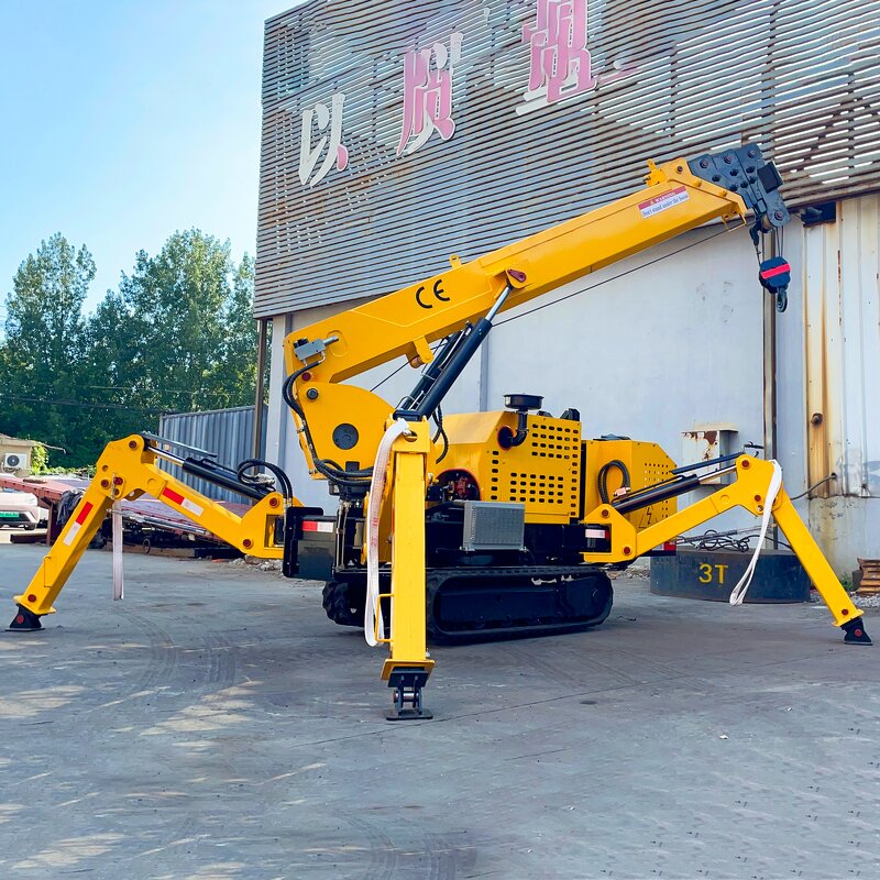 Spider Crane Factory - OEM/ODM Small Crawler Maximum Lifting 3-12 Ton Telescopic Boom