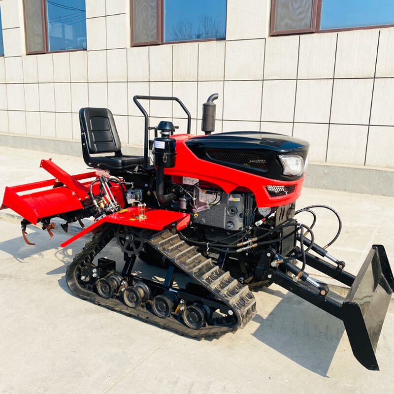 Rotary Tiller Factory - OEM/ODM High Quality 25hp Water Drought Crawler Tractor with Push Shovel