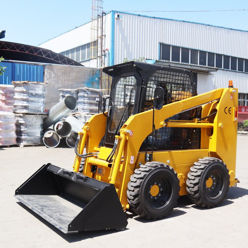 Wheel Skid Steer Loader Manufacturer - OEM/ODM Free Shipping SKT-65 New Track with 0.5cbm Capacity