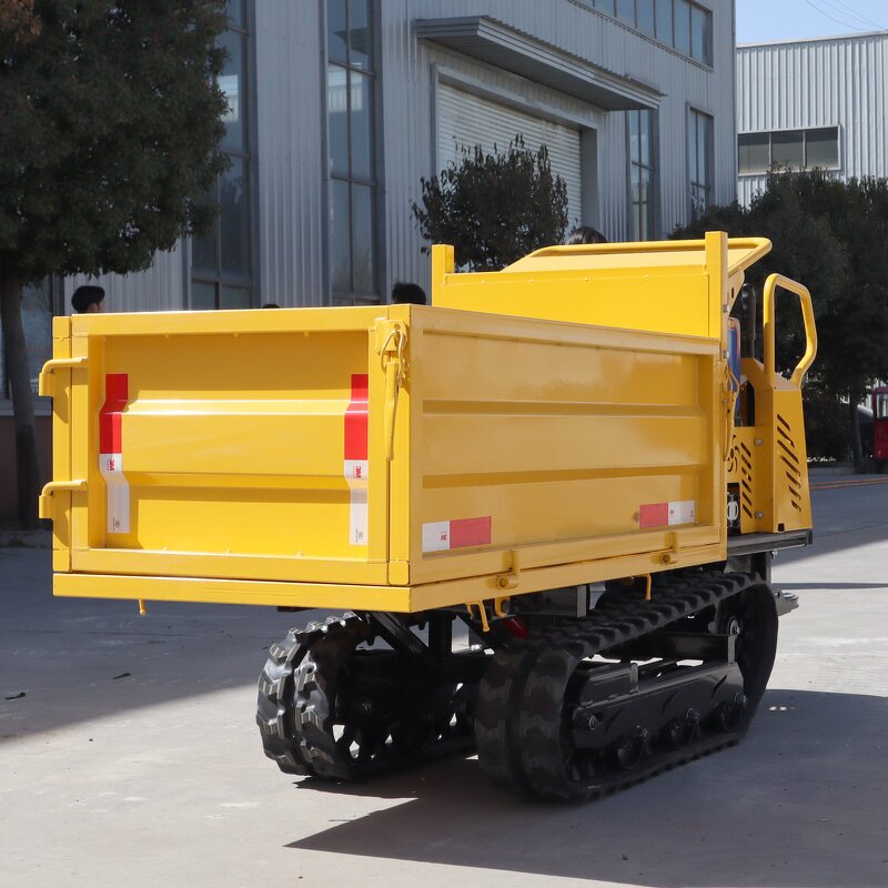 Crawler Transporter Dumper Factory - OEM/ODM Free Shipping 750kg-1ton Loading Transoprt with Cabin