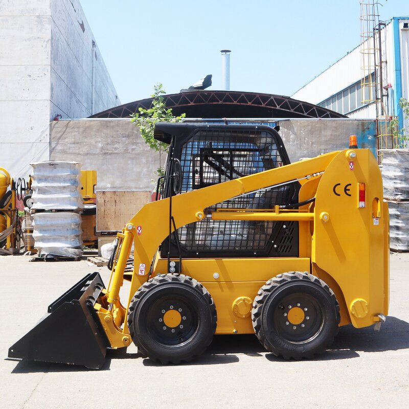 Wheel Skid Steer Loader Manufacturer - OEM/ODM Free Shipping SKT-65 New Track with 0.5cbm Capacity