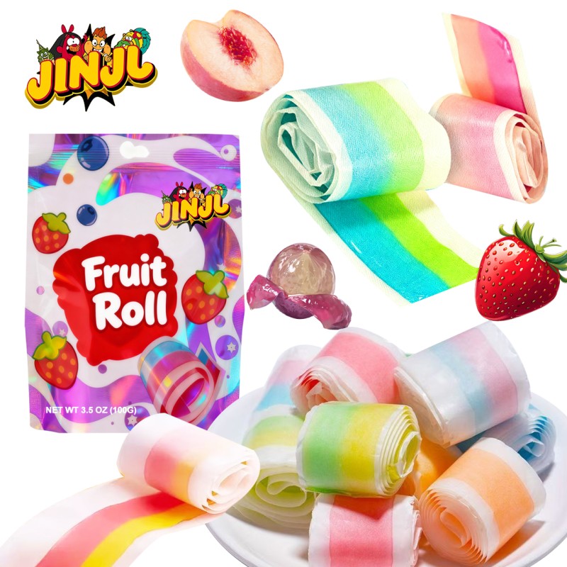 Fruit Rolls Supplier - OEM Sour-sweet Berry-flavored Halal Snacks