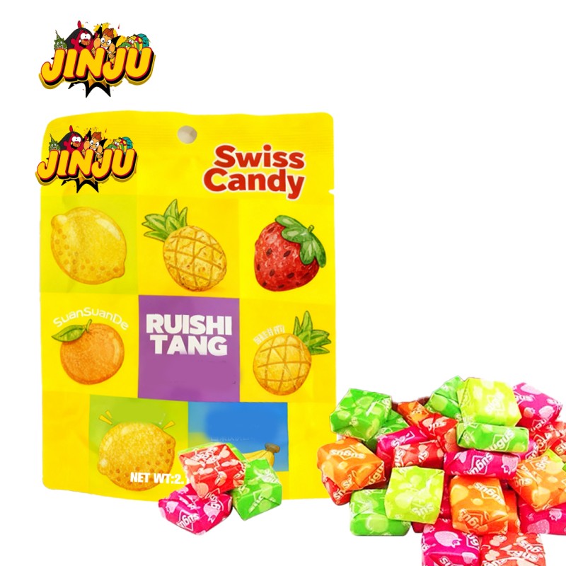 Mixed Candy Supplier - Bulk Fruit-flavored Juice Content 50% Halal