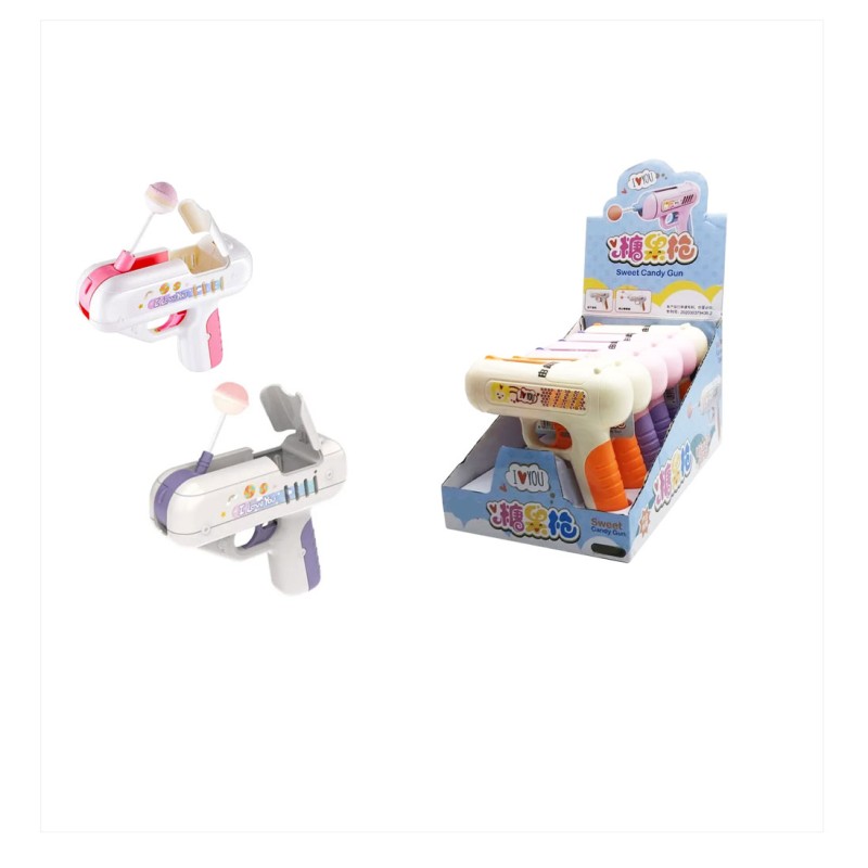 Candy Toy Supplier - Bulk Shoot Gun Lollipop Piruleta Kids