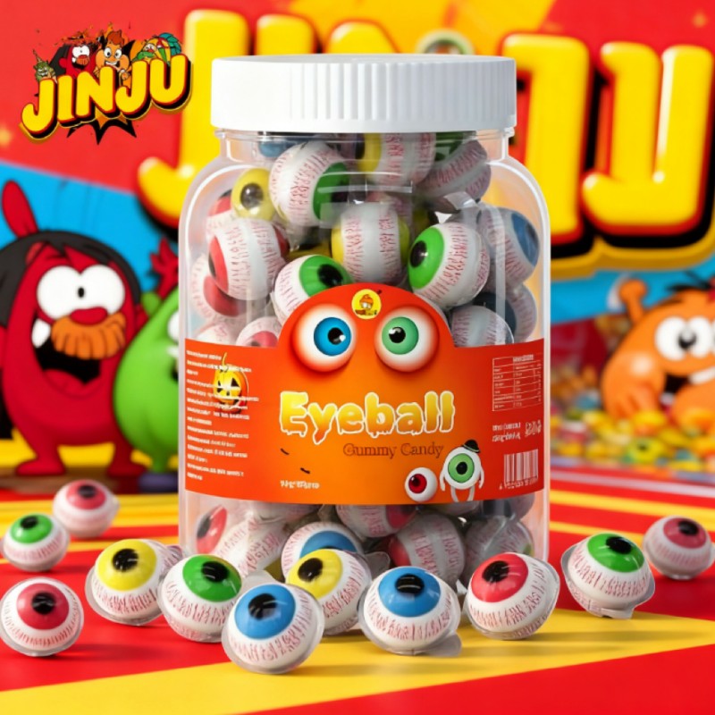 Eyeball Gummies Supplier - Bulk Sweet Fruit Flavors Jam-Filled