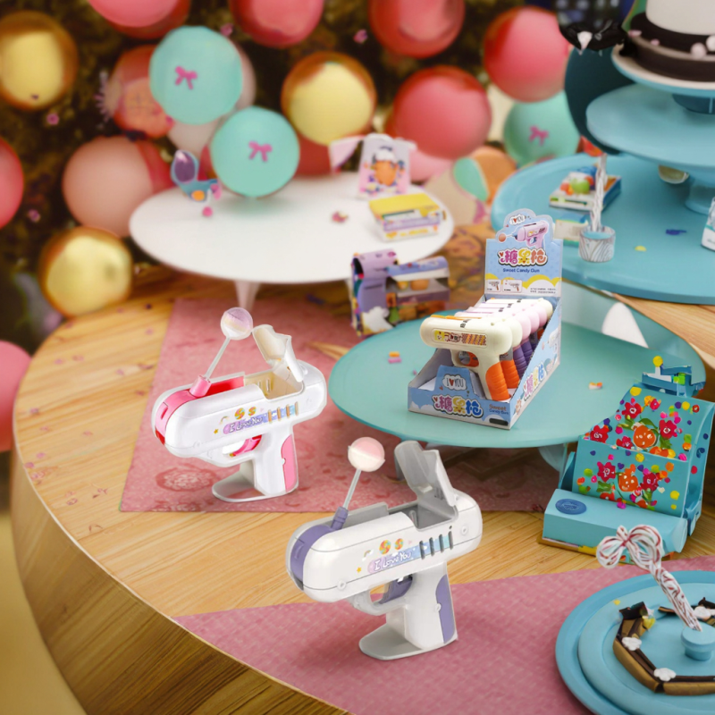 Candy Toy Supplier - Bulk Shoot Gun Lollipop Piruleta Kids