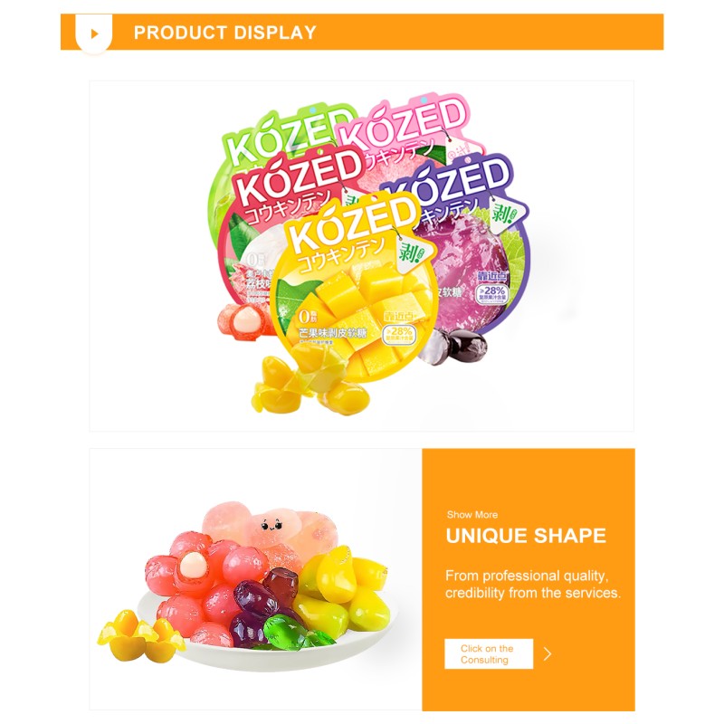 Peeling Gummies Supplier - Bulk Individual Package Multi Fruity Flavor