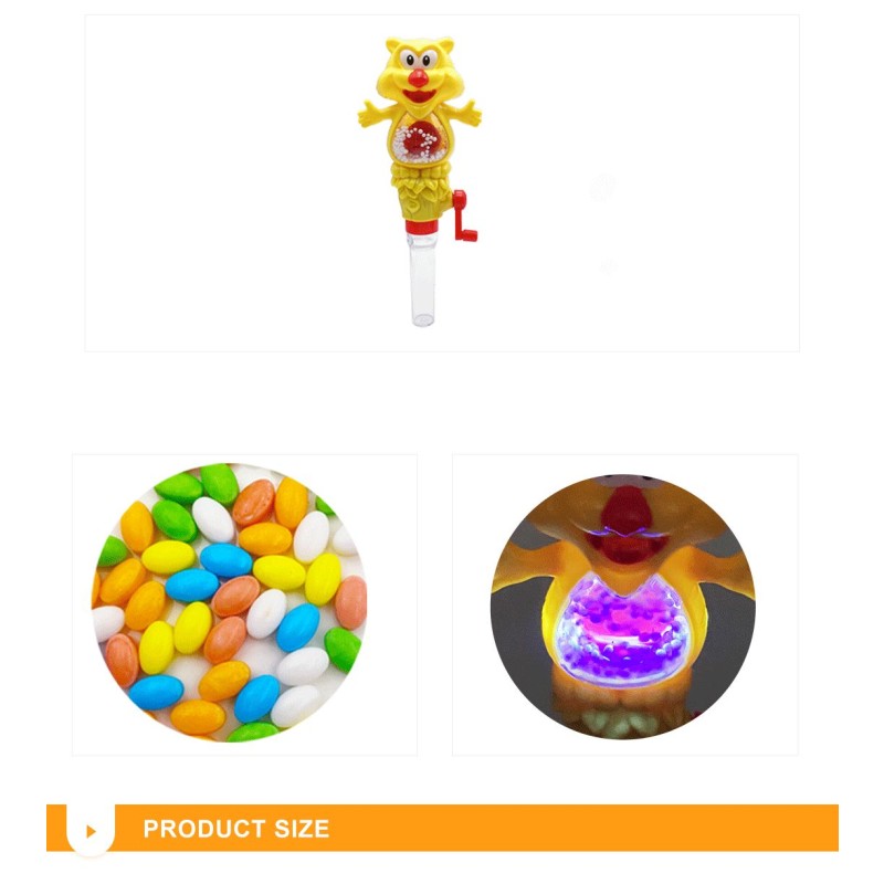 Hand Light Candy Supplier - Bulk New Design Colorful Tiger Toy