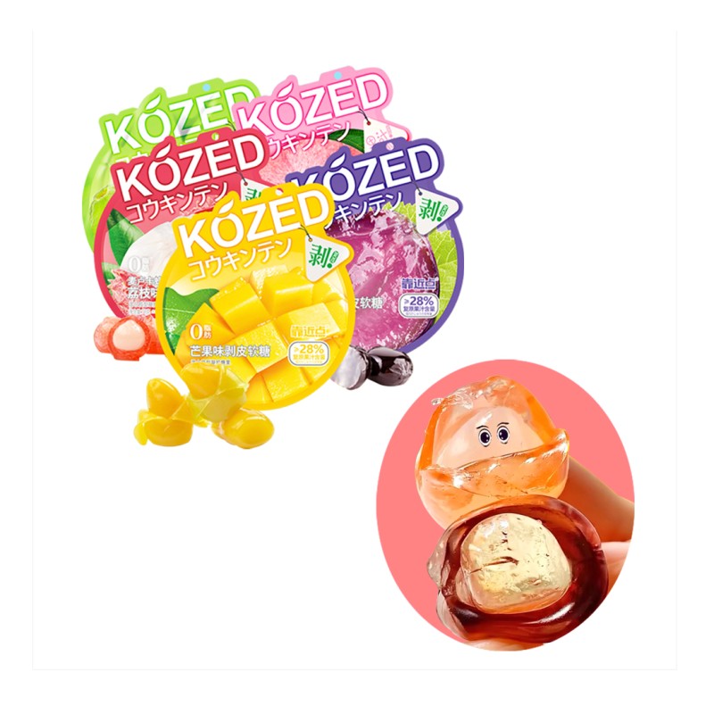 Peeling Gummies Supplier - Bulk Individual Package Multi Fruity Flavor