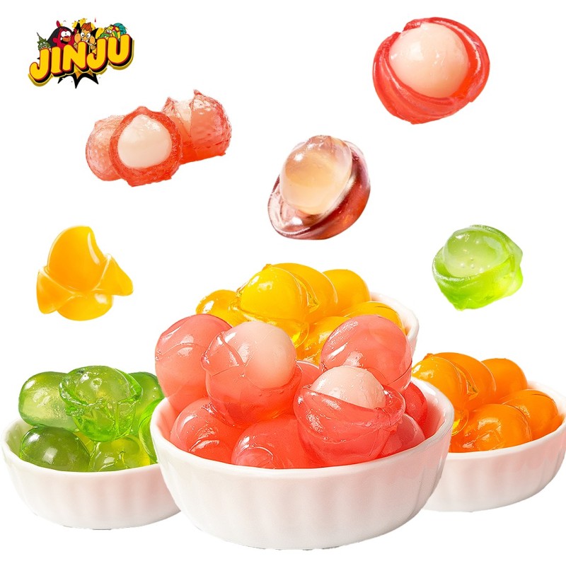 Jelly Gummies Factory - OEM Grape 4D Peelable Halal Snacks