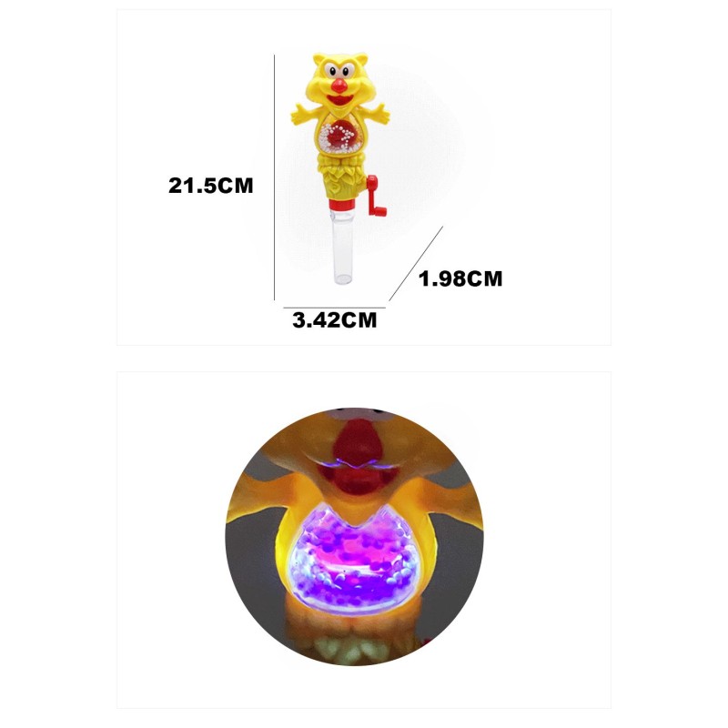 Hand Light Candy Supplier - Bulk New Design Colorful Tiger Toy