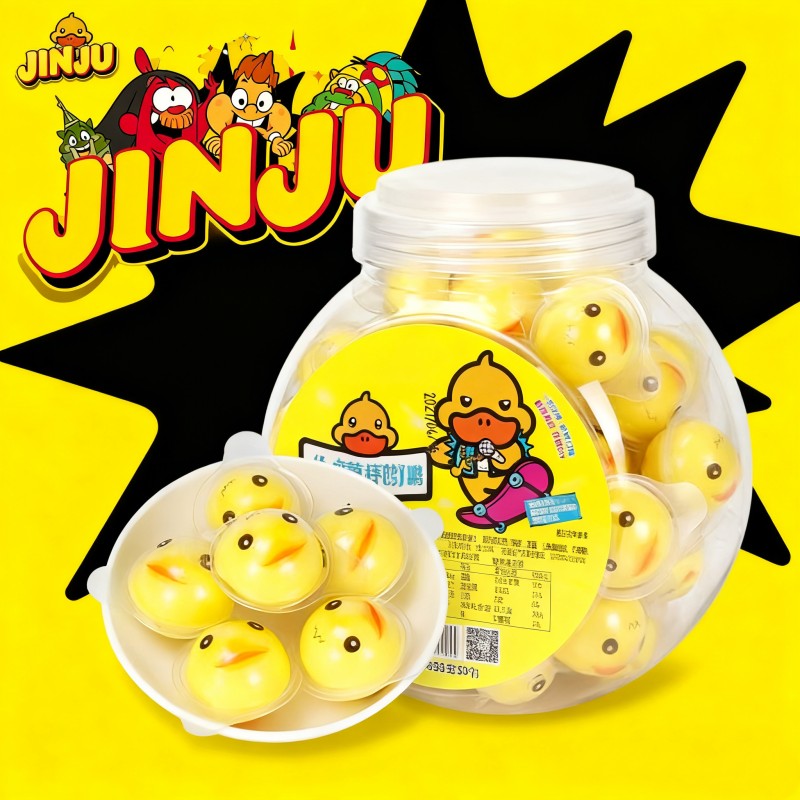 Children Snack Supplier - OEM Fruit-Flavored Spherical Jam-Filled