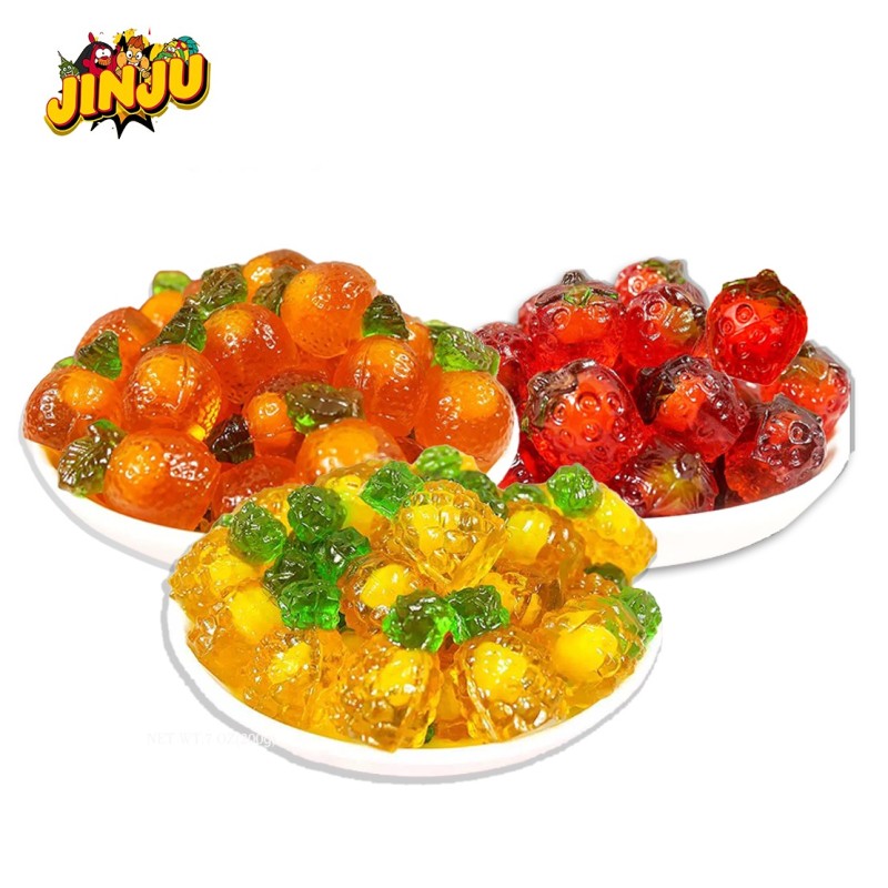 Pineapple Gummies Supplier - Bulk 4D Jelly Peelable Christmas Halloween