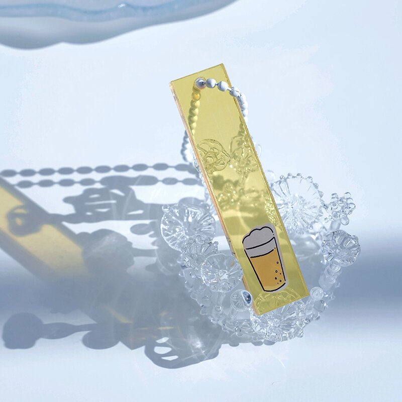 Acrylic Keychain Factory - Custom Clear Cute Cartoon Charm with Ball Chain