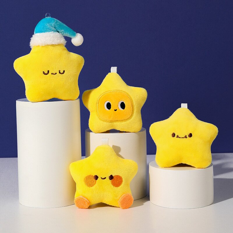 Plush Toy Keychain Manufacturer - Wholesale Cute Stars Stuffed Charm Custom