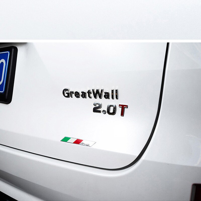 Car Emblem Badges Manufacturer - Italy Flags Aluminum Alloy Custom Logo