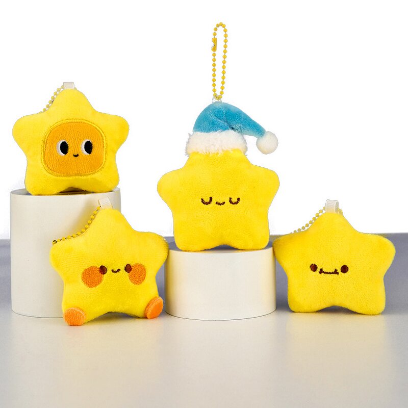 Plush Toy Keychain Manufacturer - Wholesale Cute Stars Stuffed Charm Custom