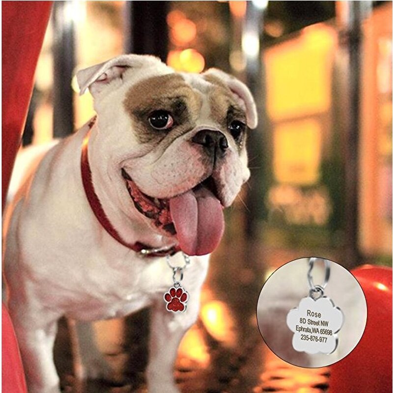 Dog Collar Id Tags Factory - Wholesale Blank Custom Engraving Name with Ring