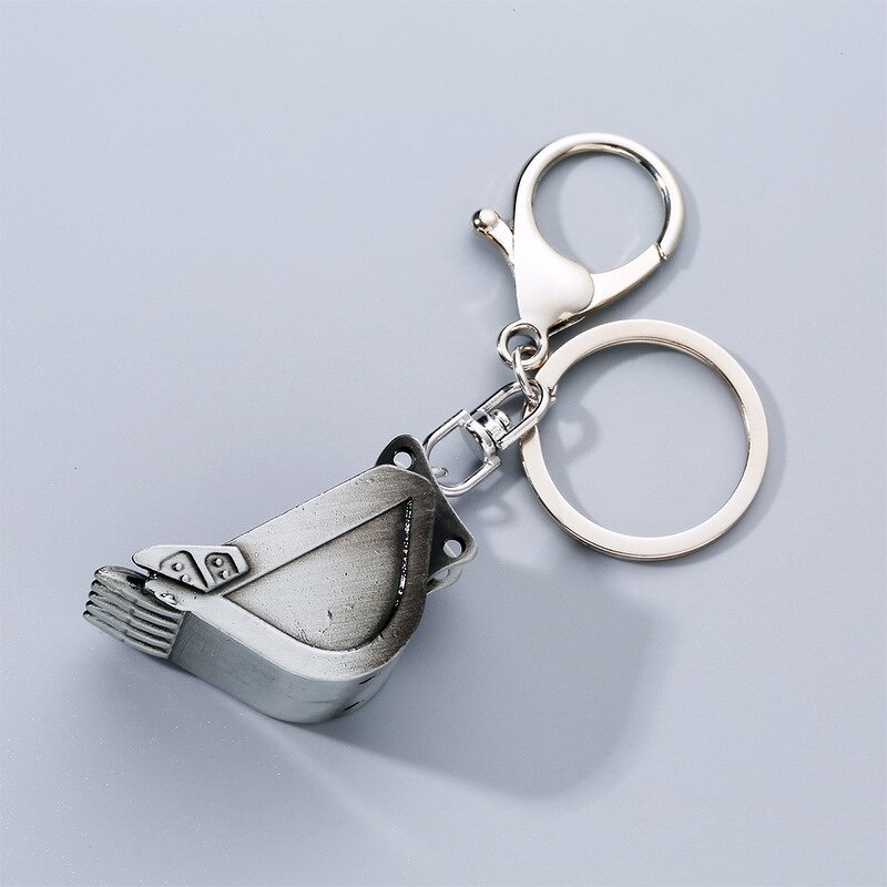 Keychains Manufacturer - Funny Mini 3D Excavator Bucket Toys Cool Backpack