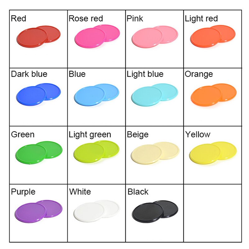 Game Token Coin Factory - Wholesale 37mm Custom Printed Double Sides Plastic