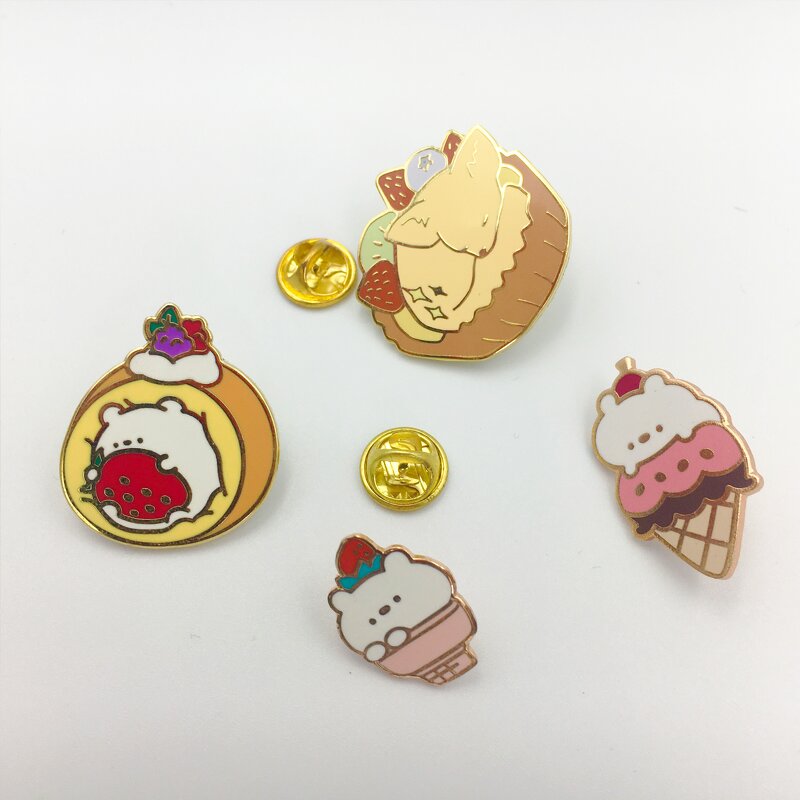 Lapel Pin Manufacturer - Custom Cute Animal Hard Enamel Metal Brooch