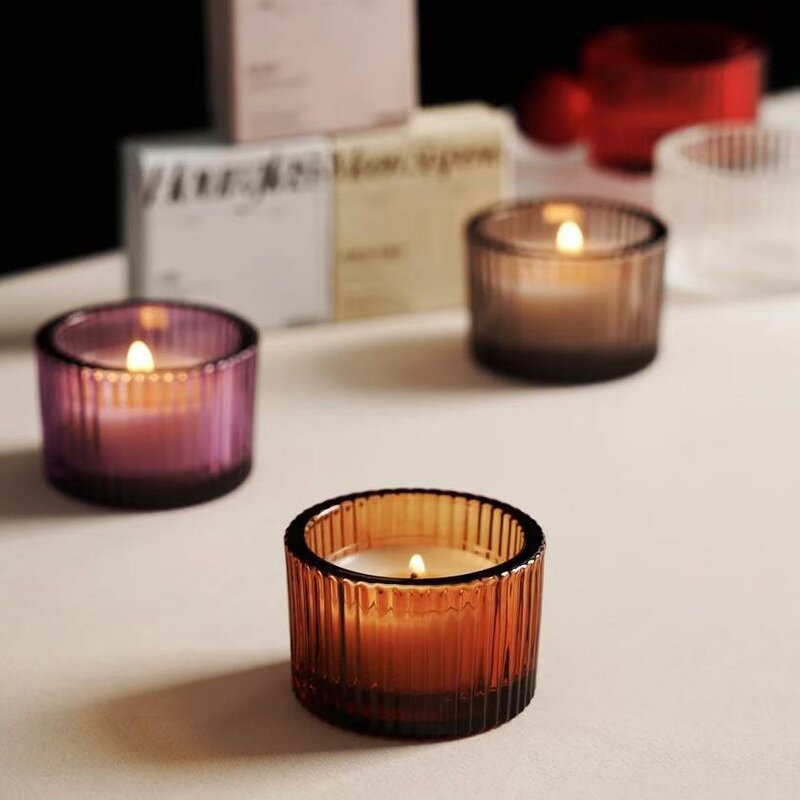 Glass Candle Jars Supplier - Wholesale Empty Mini Colored for Making Candles