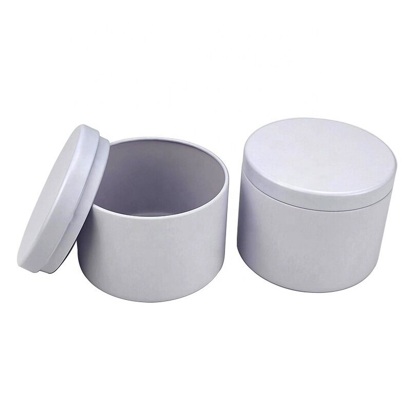 Metal Tin Box Supplier - Wholesale 240ML Empty Round Candle Packaging