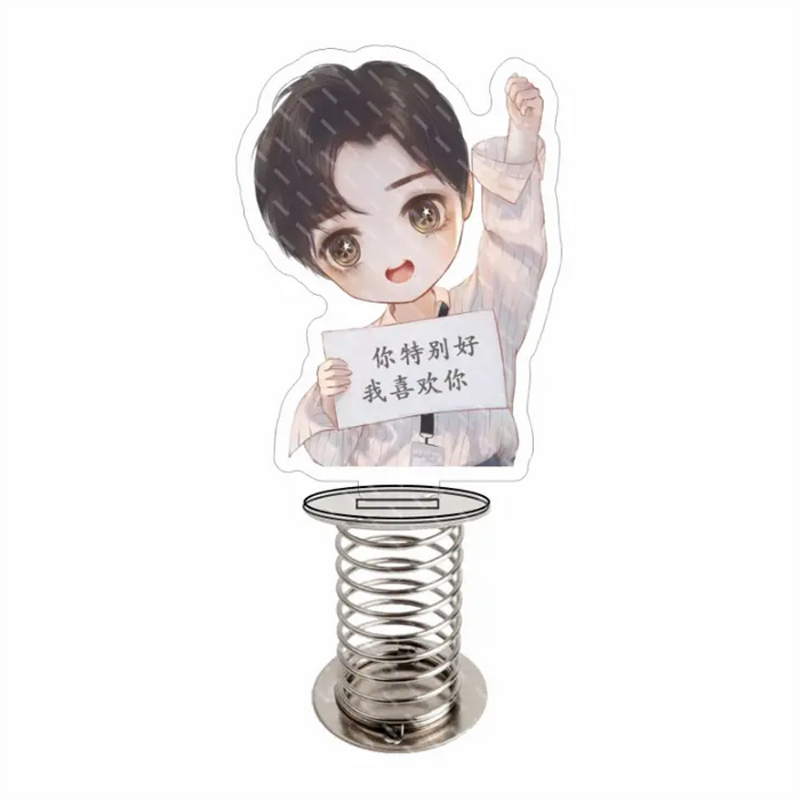 Acrylic Shaker Supplier - Low MOQ Custom Cute Funny Coil Spring Cartoon
