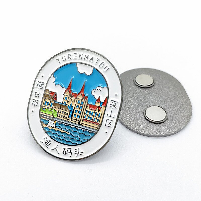 Fridge Magnet Manufacturer - Custom Soft Enamel City Travel Souvenir Gift