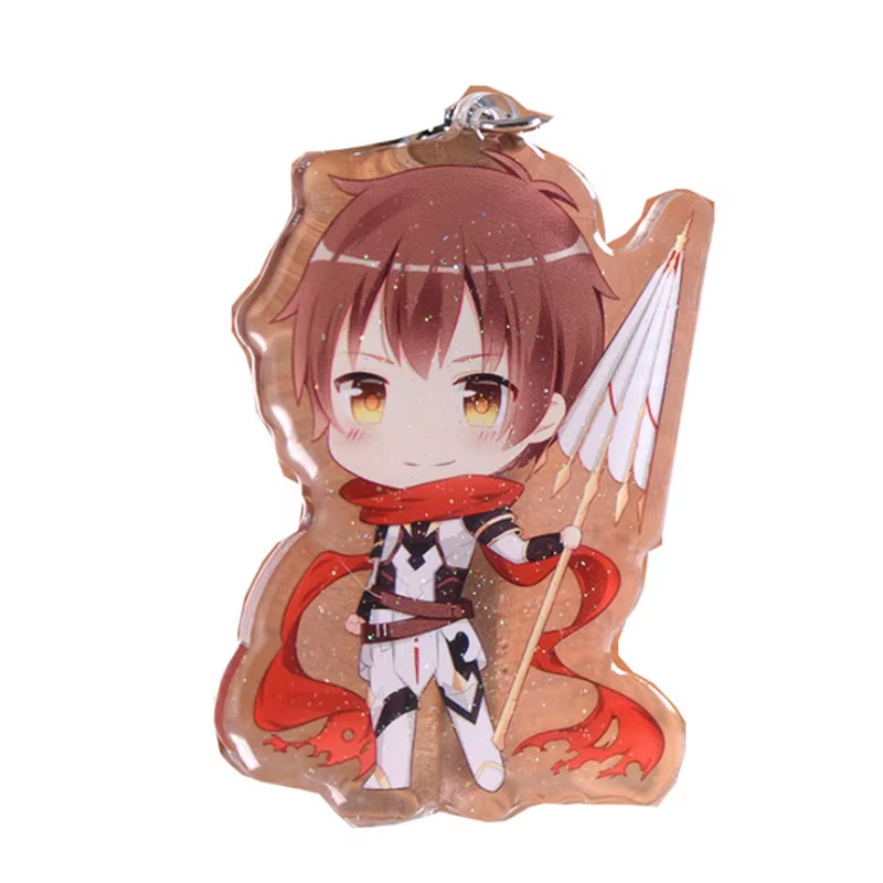 Acrylic Keychain Factory - No MOQ Clear Epoxy Print Glitter Laser Holographic