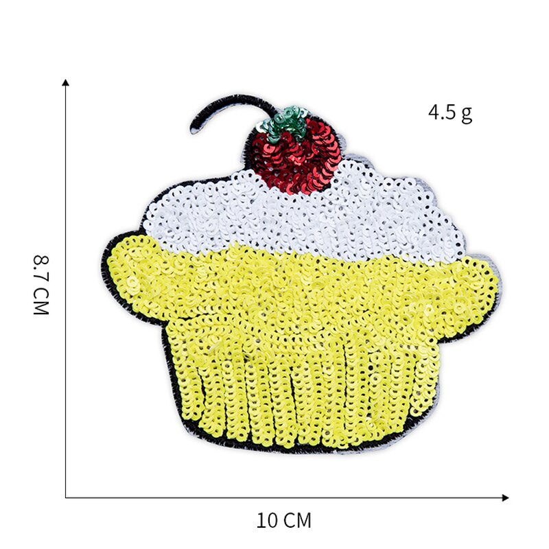 Iron-on Patches Manufacturer - Custom Cute Lollipop Candy Sequin Embroidery