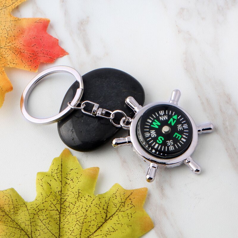 Compass Keychain Factory - Creative Travel Souvenir Gift Bag Pendant Mini