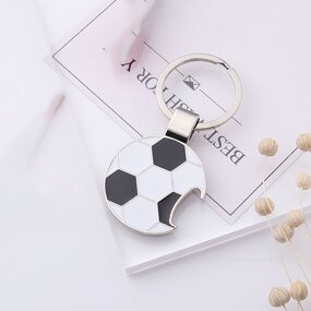 Keychain Supplier - Personalized Football Zinc Alloy Bottle Opener Creative