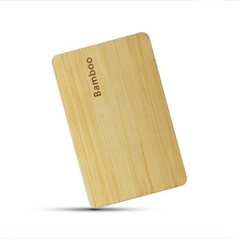 Wood Business Cards Supplier - Custom Engraved Eco-Friendly Beech Walnut