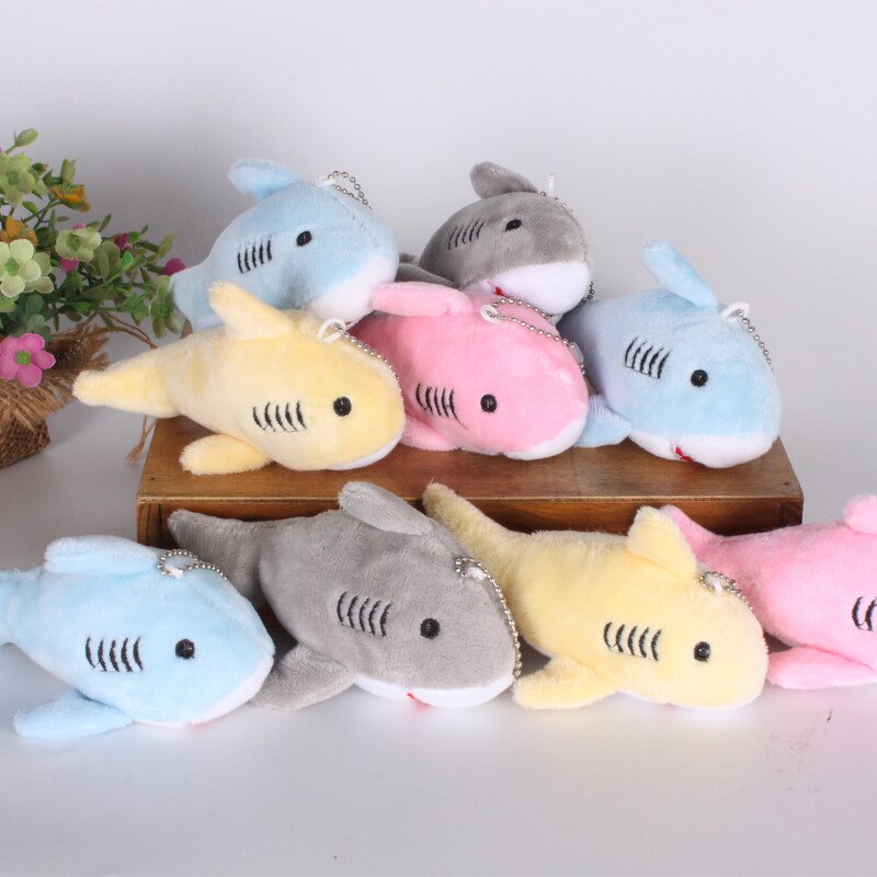 Plush Toy Keychain Supplier - Cute Mini Shark Doll Backpack Pendant Custom