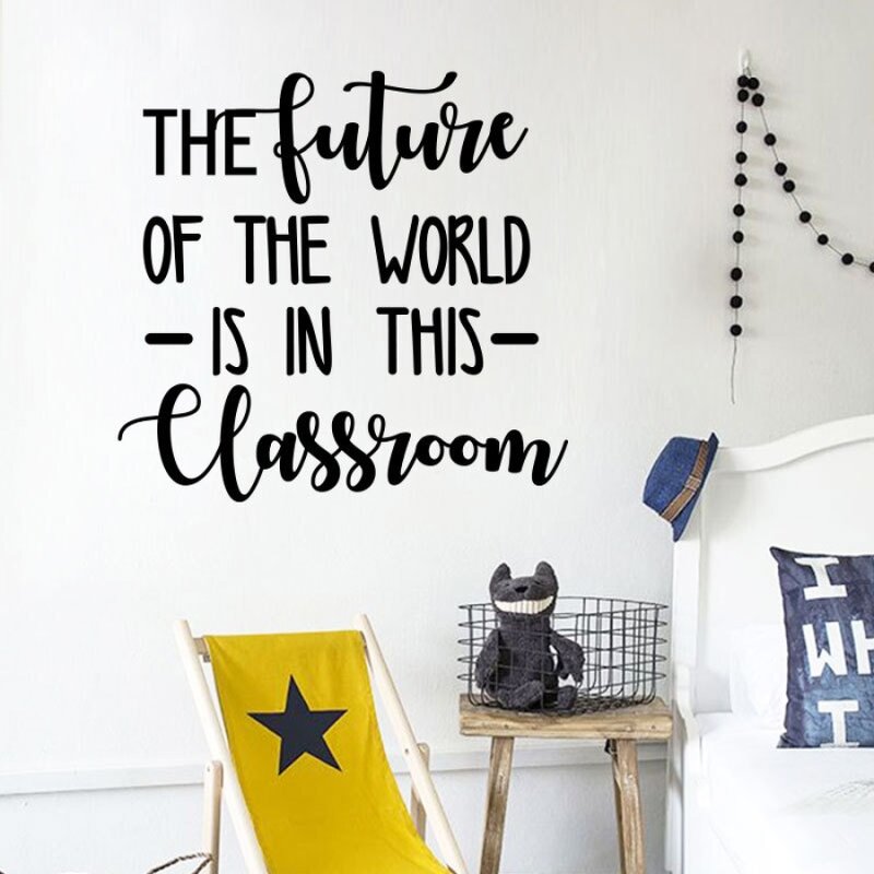 Wall Decal Manufacturer - Custom in This Classroom Self Adhesive Murals