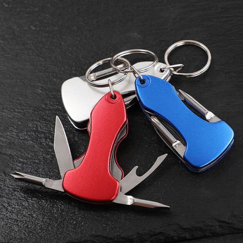 Keychain Manufacturer - Multifunctional Folding Screwdriver Pocket Bottle Opener