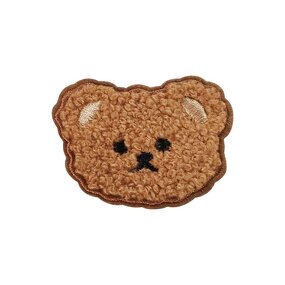 Chenille Patches Manufacturer - Kawaii Cute Bear Head Adhesive Iron on