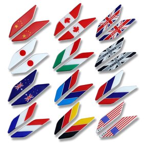 Car Emblem Badges Factory - Wholesale Flags Custom Hard Enamel Self Adhesive
