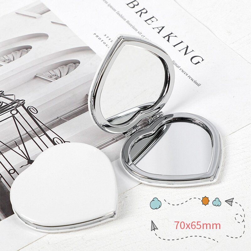 Magnifying Mirror Factory - Custom Print Blank PU Square Heart Rectangle