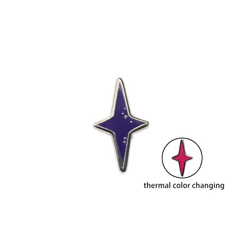 Pin Factory - Custom Hard Enamel Temperature Color Changing Star
