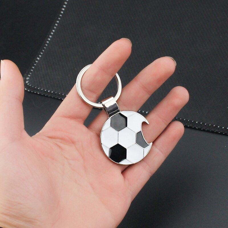 Keychain Supplier - Personalized Football Zinc Alloy Bottle Opener Creative