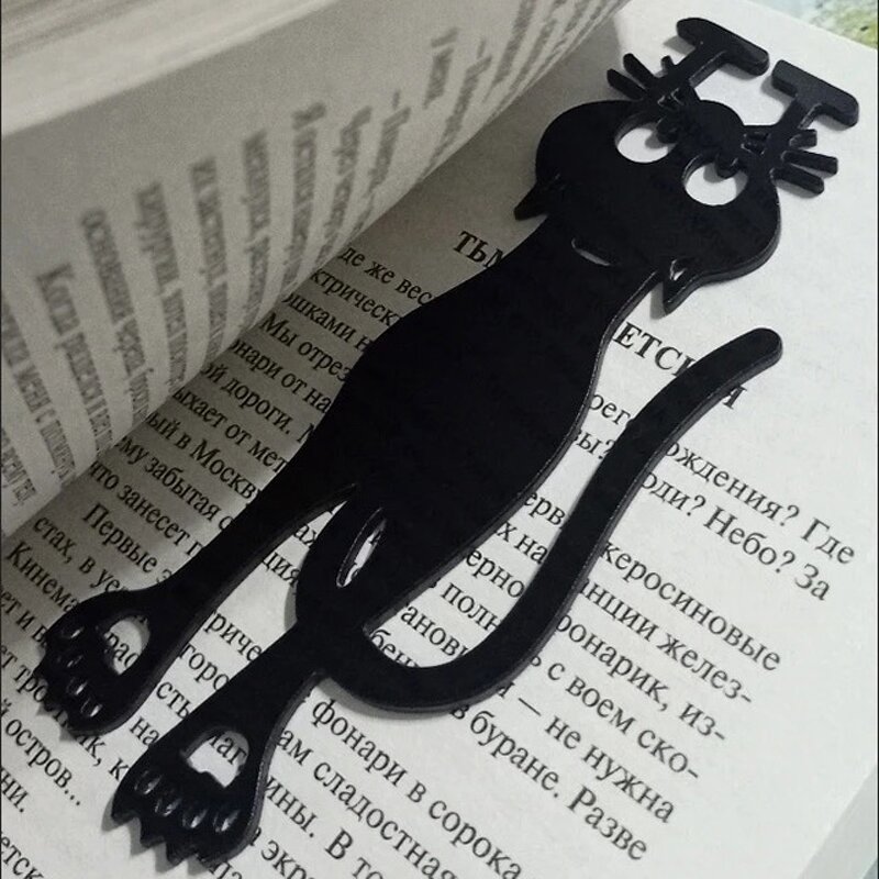 Bookmarks Factory - Cute 3D Cartoon Cat Custom Acrylic Office School Gift